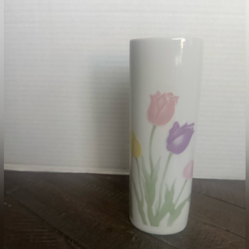 Vintage 80s FTD Floral Ceramic Vase